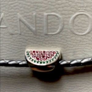 Rare!  Pandora watermelon charm!